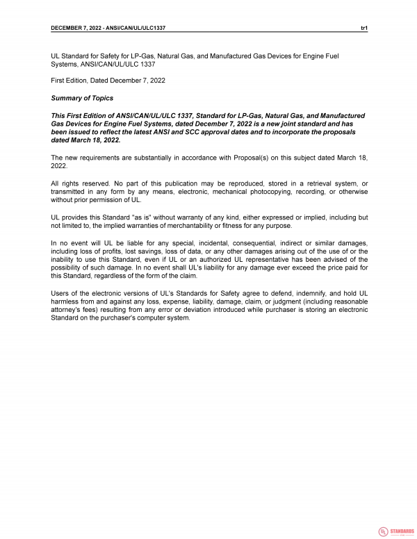 UL 1337 PDF UL 1337 PDF